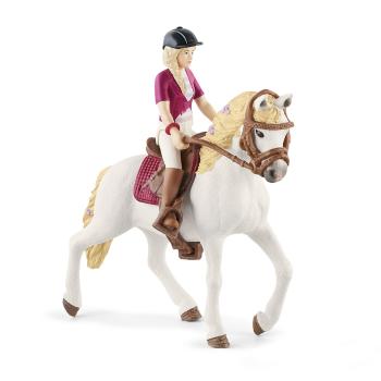 Figurină Schleich 42540 Sofia, cu articulațiimobile și cal, 15 cm