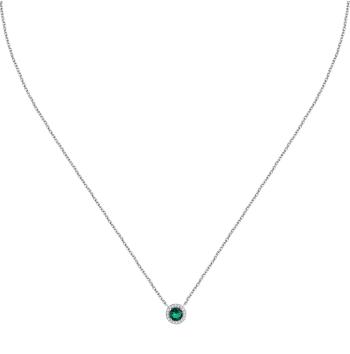 La Petite Story Colier elegant din argint cu zirconi Silver LPS10AWV06