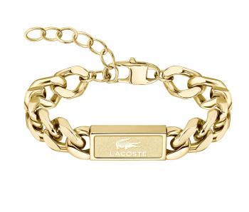 Lacoste Brățară masivă placată cu aur pentru bărbați Backhand 2040440