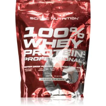 Scitec Nutrition 100% Whey Protein Professional proteine din zer cu enzime digestive aroma Vanilla 1000 g