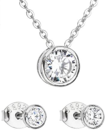 Evolution Group - Pavona Set de bijuterii cu zircon cercei și colier 19007.1