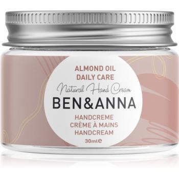 BEN&ANNA Natural Hand Cream Daily Care krém na ruce s mandlovým olejem 30 ml