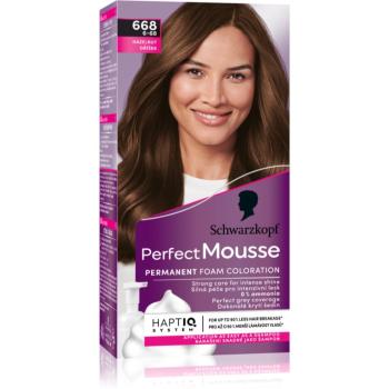 Schwarzkopf Perfect Mousse Culoare permanenta pentru par culoare 668 Hazelnut 2x35 ml