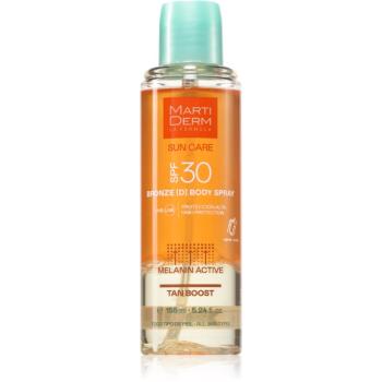 MartiDerm Sun Care Bronze D Body Spray spray pentru corp accelerator de bronzare SPF 30 155 ml