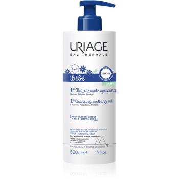 Uriage Bébé 1st Cleansing Soothing Oil ulei calmant pentru curatare pentru piele uscata spre atopica 500 ml