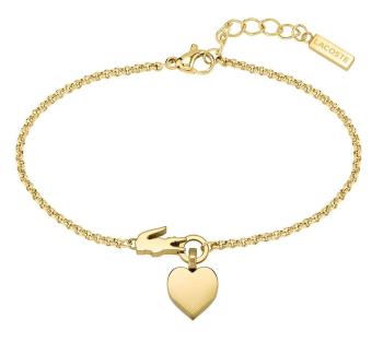 Lacoste Brățară fină placată cu aur pentru femei Love My Croc 2040028