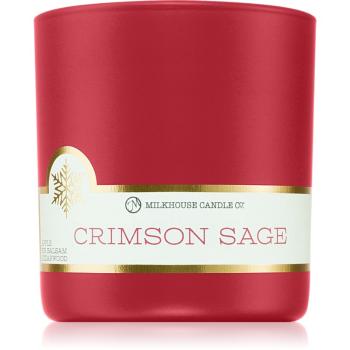 Milkhouse Candle Co. LE Winter Crimson Sage lumânare parfumată 226 g