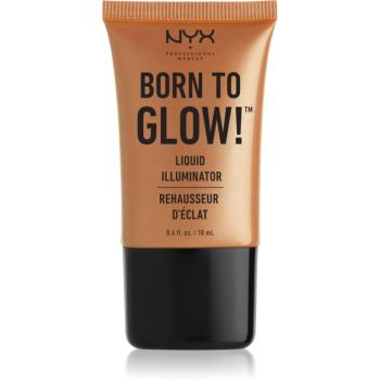 NYX Professional Makeup Born To Glow iluminator lichid culoare 03 Pure Gold 18 ml