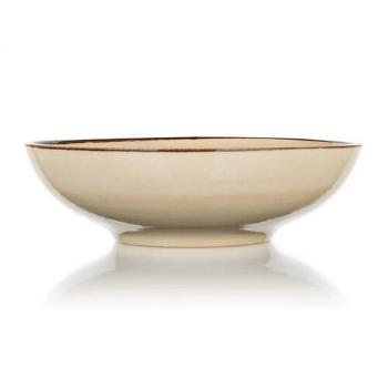 Farfurie adâncă Banquet PALAS, 18 cm, crem, bej