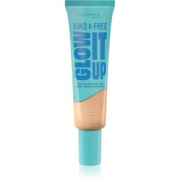 Rimmel Kind & Free Glow It Up machiaj ușor de hidratare culoare 010 Rose Ivory 30 ml
