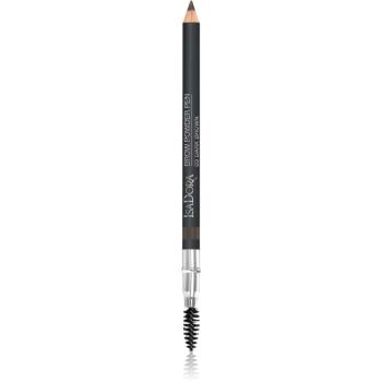 IsaDora Brow Powder Pen creion pentru sprancene cu pensula culoare 03 Dark Brown 1,1 g