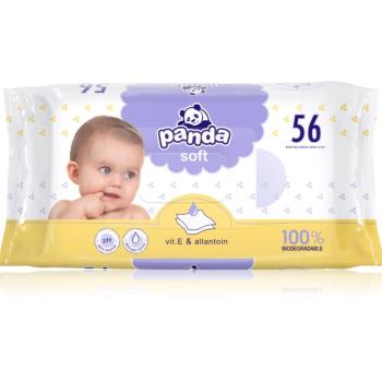 Bella Baby Happy Panda Soft Șervețele umede pentru copii 56 buc