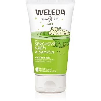 Weleda Kids Cheerful Lime cremă de duș și șampon pentru copii 2 in 1 150 ml