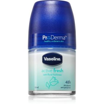 Vaseline Active Fresh Antiperspirant antiperspirant roll-on cu arome florale 50 ml