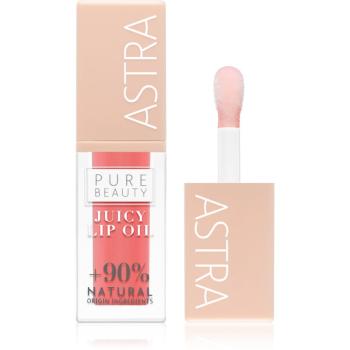 Astra Make-up Pure Beauty Juicy Lip Oil lip gloss nutritiv culoare 01 Peach 5 ml