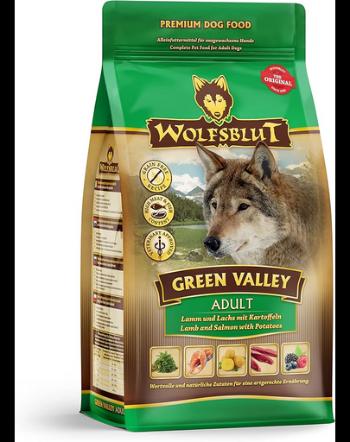 Hrana pentru caini WOLFSBLUT Green Valley Adult 12,5 kg miel, somon si legume