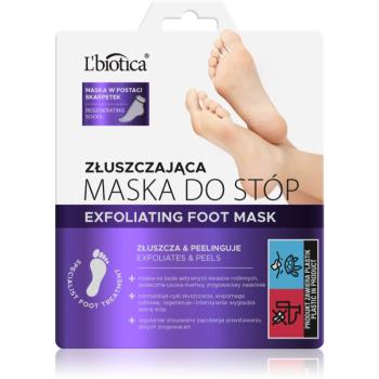 L’biotica Masks sosete exfoliante pentru hidratarea picioarelor 1 pereche