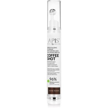 Apis Natural Cosmetics Coffee Shot ser pentru ochi, cu efect de iluminare cu extract de cafea 10 ml
