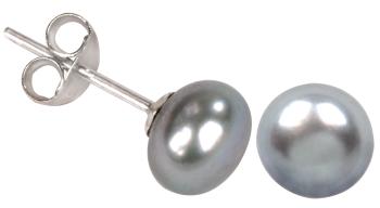 JwL Luxury Pearls Cercei cu perla gri autentică JL0029
