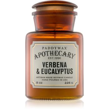 Paddywax Apothecary Verbena & Eucalyptus lumânare parfumată 226 g