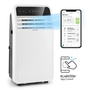 Klarstein Metrobreeze New York Smart 12k, aer condiționat portabil, 12000 BTU / 3,5 kW, clasa energetică A, telecomandă