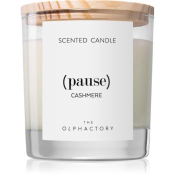 The Olphactory The Olphactory Cashmere lumânare parfumată (Pause) 200 g