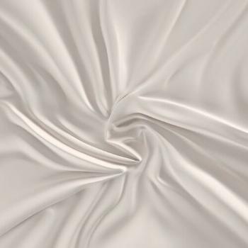 Kvalitex Cearșaf Satin cu bandă elastică alb , 180x 200 cm, alb, 180 x 200 cm