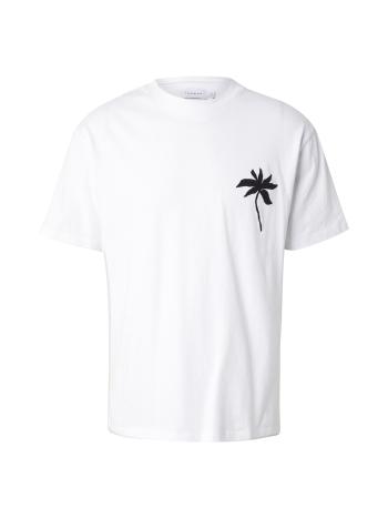 TOPMAN Póló 'Black Vase'  fekete / fehér