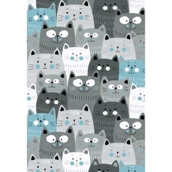 Covor pentru copii Kiddo 1079 albastru, 80 x 150 cm, 80 x 150 cm