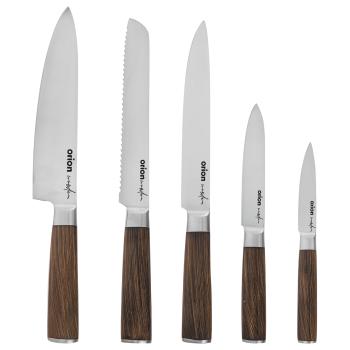 Set cuțite de bucătărie Orion Wooden, 5 buc.