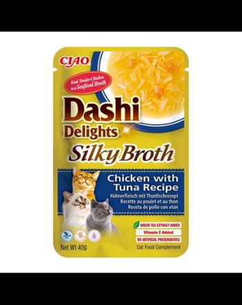 INABA Cat Dashi Delights Silky Broth pui si ton in supa 40g hrana pisica