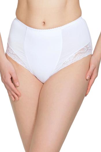 Chiloți de damă modelatori cu talie înaltă Ela white super