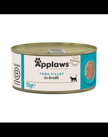 APPLAWS Tuna hrana umeda pentru pisici adulte, cu ton 70 g