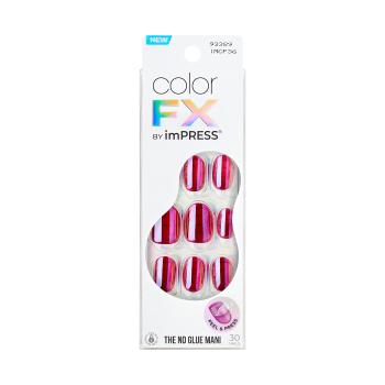 KISS Unghii autoadezive imPRESS Color FX (Around You) 30 buc