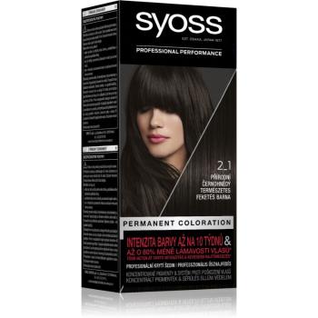 Syoss Color Culoare permanenta pentru par culoare 2_1 Natural Black Brown 1 buc