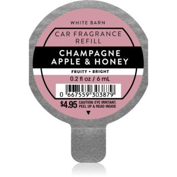 Bath & Body Works Champagne Apple & Honey parfum pentru masina rezervă 6 ml