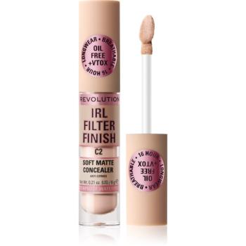 Makeup Revolution IRL Filter anticearcan cu efect de lunga durata acoperire completa culoare C2 6 g