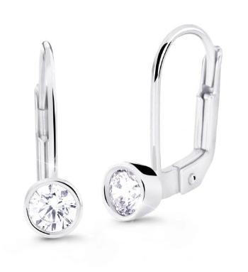 Cutie Jewellery Cercei populari din aur alb Z8017-55-10-X-2