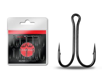Delphin Háčky HKD Double - Velikost 1 8ks,Delphin Háčky HKD Double - Velikost 1 8ks