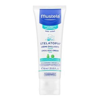 Mustela Bébé Stelatopia Emollient Cream pleťový krém pre suchú atopickú pokožku 40 ml