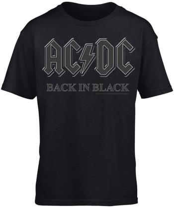 AC/DC Ing Back In Black Black XL