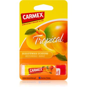 Carmex Tropical Peach & Mango balsam pentru buze cu efect hidratant (Peach and Mango) 4.25 g