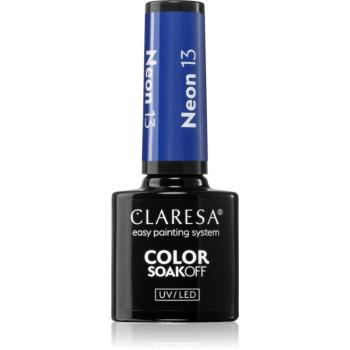 Claresa SoakOff UV/LED Color Neon lac de unghii sub forma de gel culoare 13 5 g