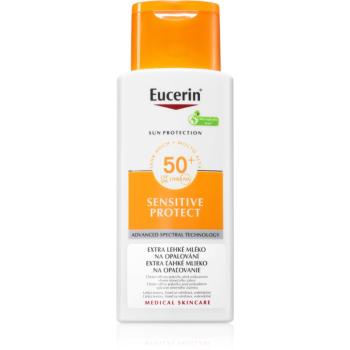 Eucerin Sun Sensitive Protect extra könnyű napozó tej SPF 50+ 150 ml