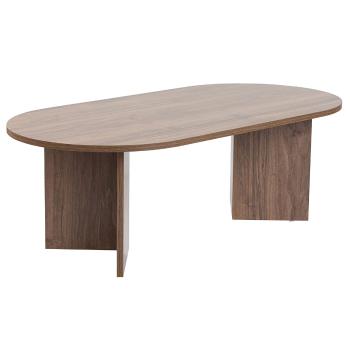 Masă de cafea Sable Walnut, maro închis