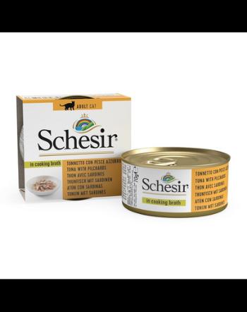 SCHESIR Ton cu sardine în bulion 70 g