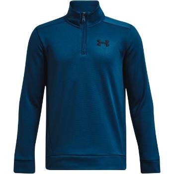 Under Armour ARMOUR FLEECE 1/4 ZIP Fiú pulóver, sötétkék, méret