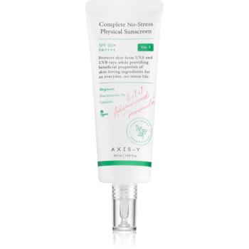 AXIS-Y 6+1+1 Advanced Formula Complete No-Stress Physical Sunscreen crema fata iluminatoare de protectie SPF 50+ 60 ml