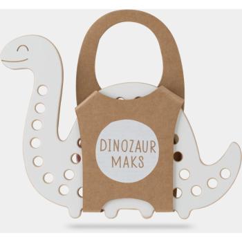 Milin Big Wooden Lacing Toy Dinosaur Max jucărie cu activități 18,5 cm x 11 cm x 0,7 cm 1 buc