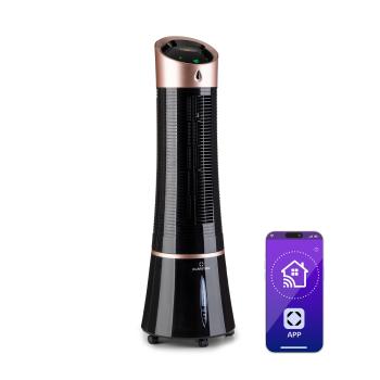 Klarstein Skyscraper Ice Smart, 4-in-1, Răcitor de aer și ventilator, WiFi, 210m³/h, telecomandă de la distanță